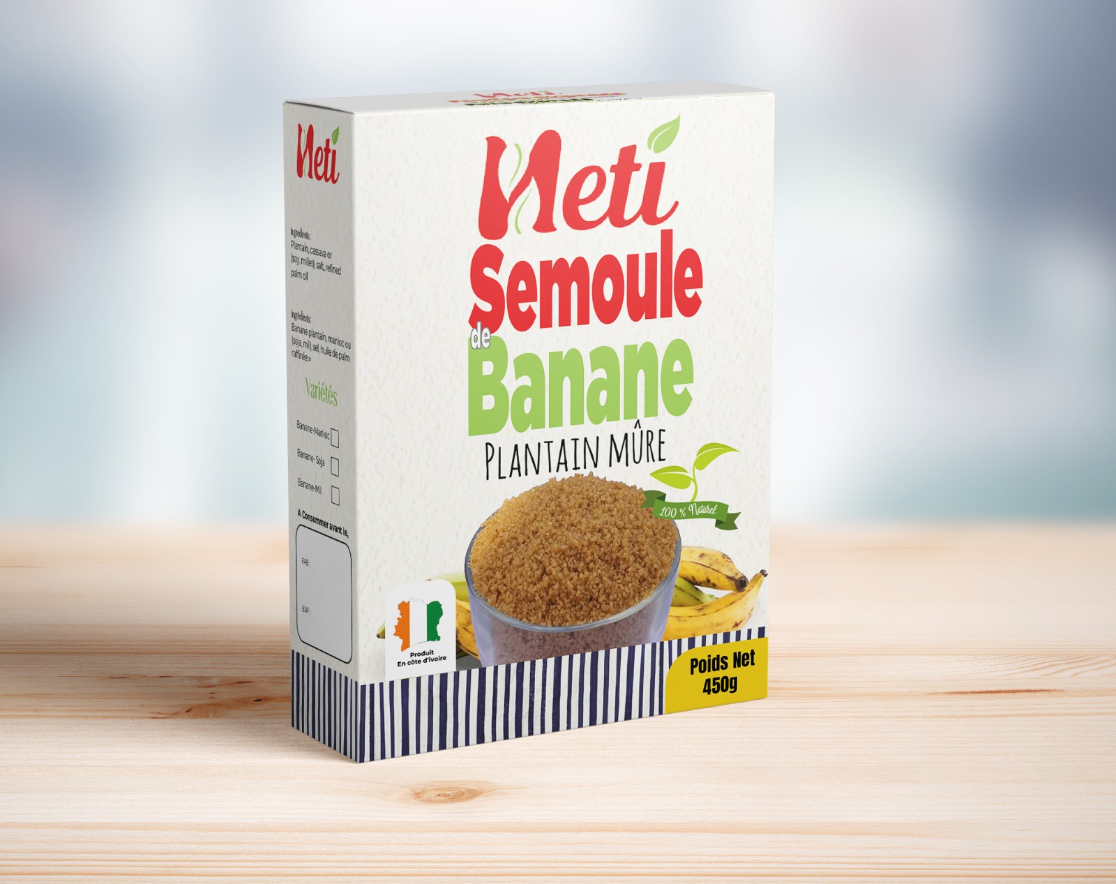 Semoules douces de banane plantain très mûre: alternative sa…